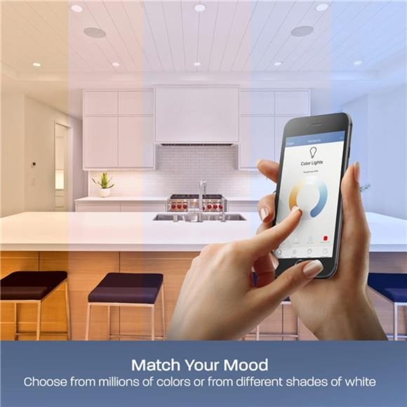 Electric Smart Recessed Light, Fits Most 5-6" Can Housing, Works with Alexa - Picture 4 of 6